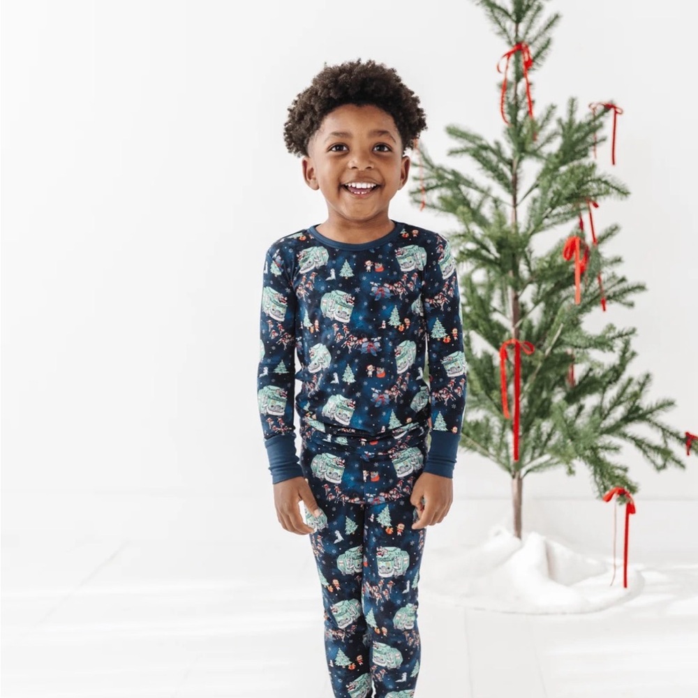 The Sleepy Sloth Trash Truck Christmas Pajamas